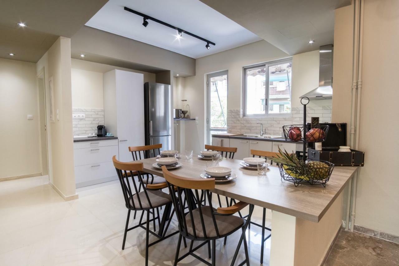 Comfy Apartment Of 104 M² Near Metro! Athene Buitenkant foto